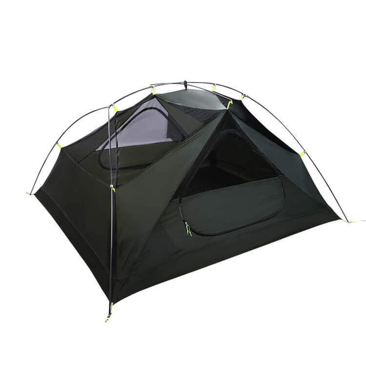black camping tent 1
