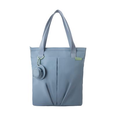 Multi-Pocket Tote Bag with Detachable Pouch